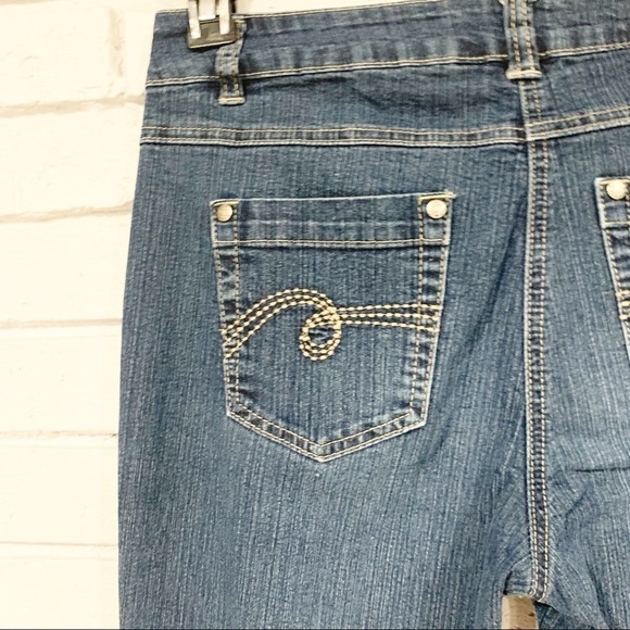 Debenhams Bootcut Jeans in Authentic Blue Jeans - Picture 10 of 12